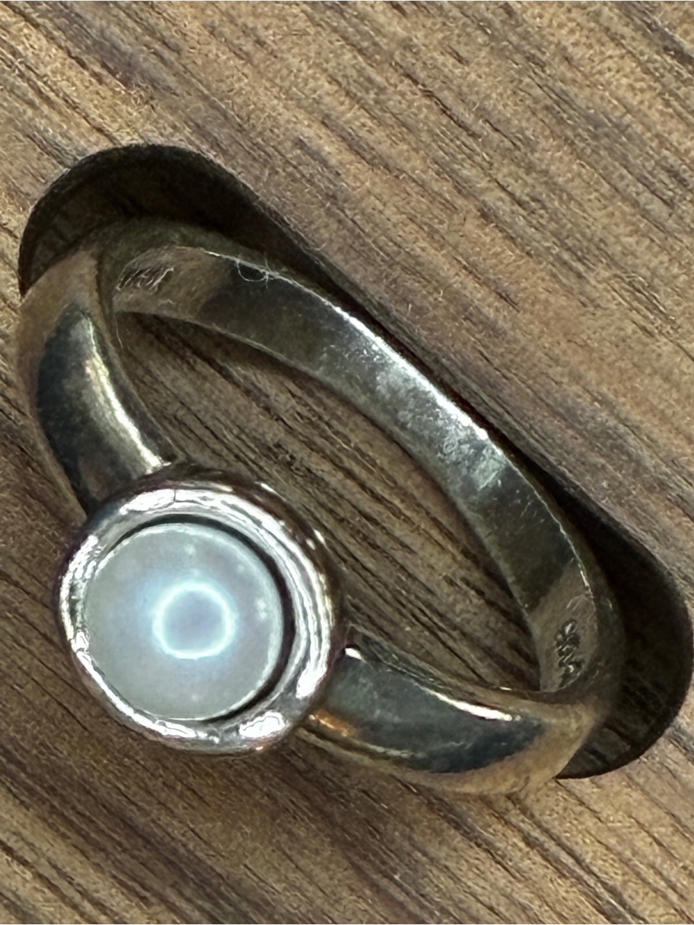 Silpada Classic Pearl Sterling Silver Ring - White Pearl, new